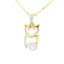 Owl Diamond Cool Pendant